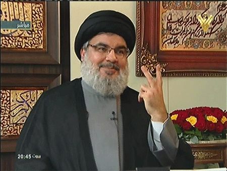 El secretario general de Hezbolá, Sayyed Hassan Nasrolá